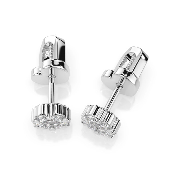 Cara обеци с диаманти 0.06+0.18 ct – ЗЛАТНО БИЖУ 14К K102-10015W(2.0)/14K