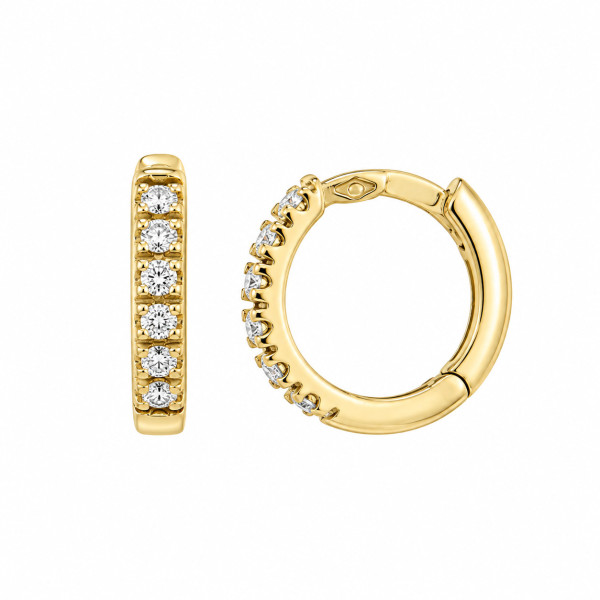 Cara Diamanti gold earrings with diamonds BB0406Y/0.12ctsSI/H