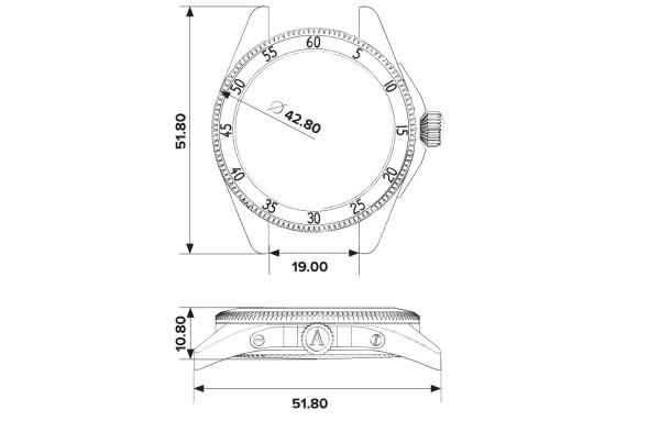 AVIATOR AIRACOBRA GMT 42.8MM V.1.37.3.308.5