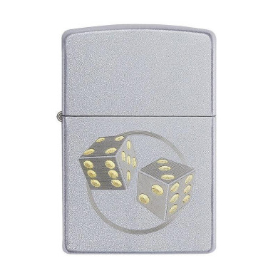 Запалка Zippo 29412 Satin Chrome, Auto Two Tone