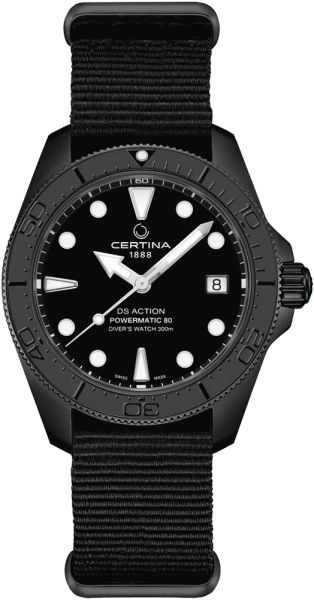 CERTINA DS ACTION DIVER 38MM POWERMATIC 80 C048.807.38.051.00