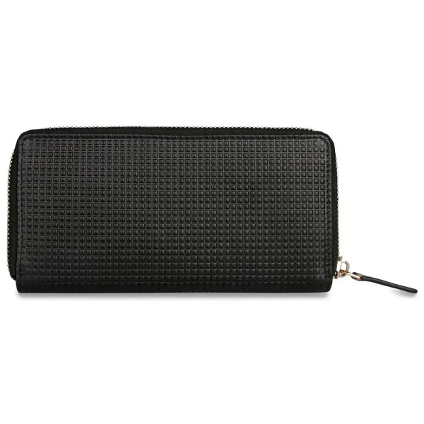 Дамски портфейл Bugatti - Noemi Long, RFID защита, черен