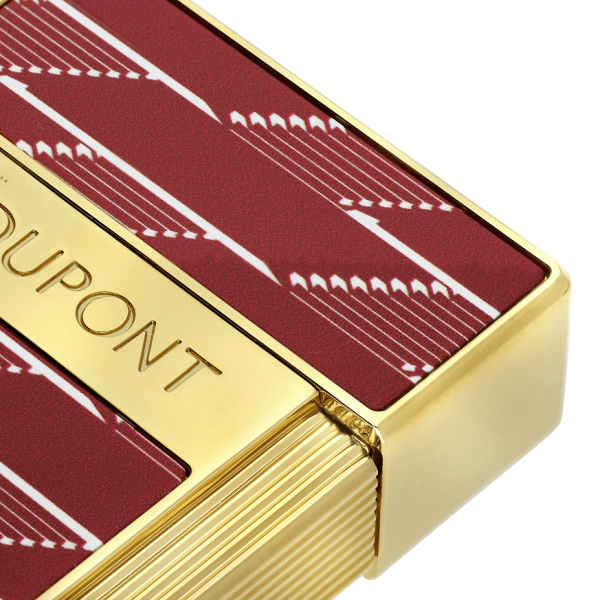 Запалка S.T.Dupont Biggy Monogram 1872 Burgundy 25078B