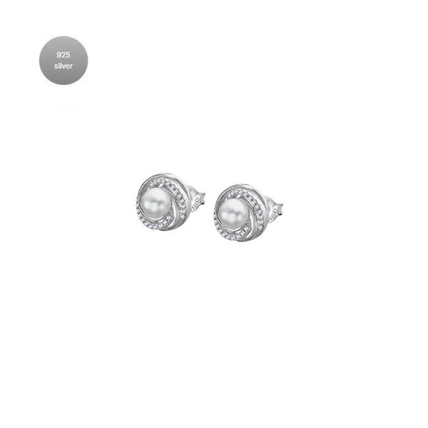 LOTUS SILVER TRENDY SILVER EARRINGS LP3095-4/1