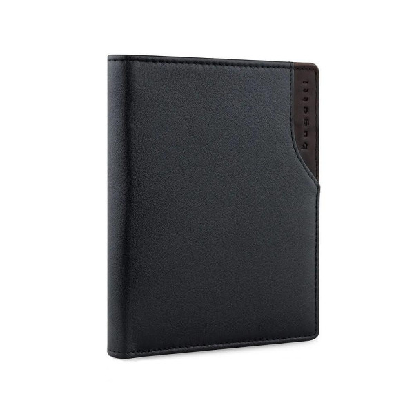Мъжки портфейл Bugatti - Corso DeLuxe Upright, черен