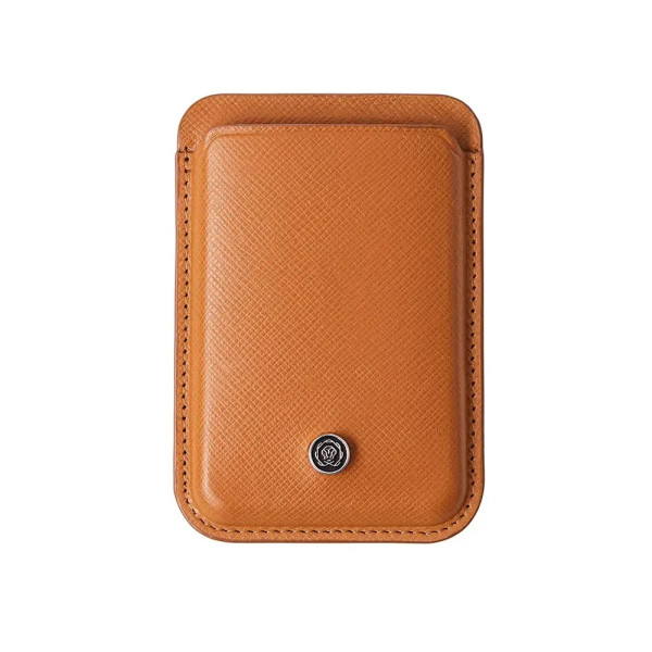 Калъф за карти и документи Cross, кафяв, за MagSafe, с Rfid защита