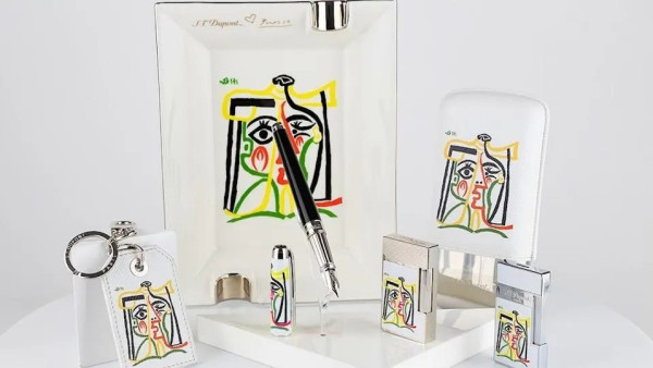 ПЕПЕЛНИК S.T.DUPONT WHITE PICASSO ASHTRAY LIMITED EDITION 6481