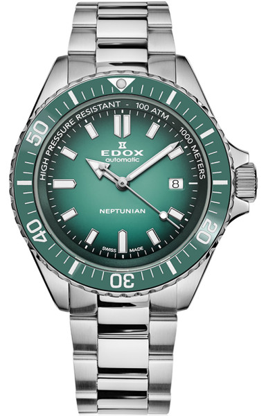 ЧАСОВНИК EDOX SKYDIVER NEPTUNIAN DATE AUTOMATIC 44 ММ 80120-3VM-VDN1