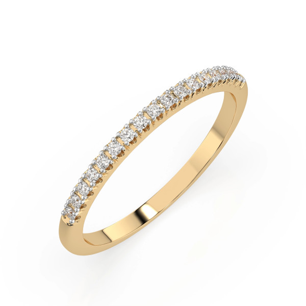 Cara пръстен с диаманти 0.14 ct – ЗЛАТНО БИЖУ 14К K101-10076Y/14K