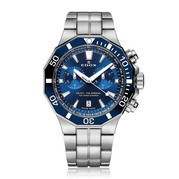 Edox Delfin Chronograph Quartz 10112 3BUM Buin