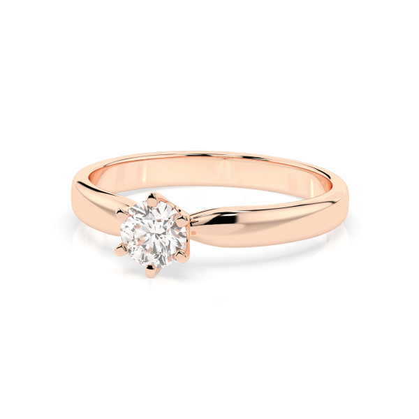 Cara пръстен с диамант 0.30 ct GIA сертификат – ЗЛАТНО БИЖУ 14К K101-10040R(4.2)/14K