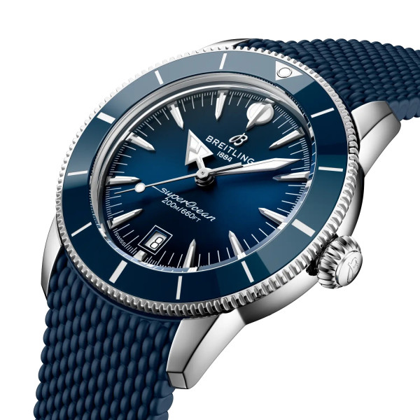 Breitling Superocean Heritage B31 Automatic 42 – син спортен часовник от стомана – classicwatches.bg