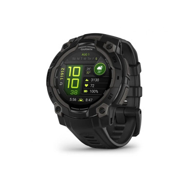 GARMIN INSTINCT 3 AMOLED 45ММ BLACK С BLACK КАИШКА 010-02936-00