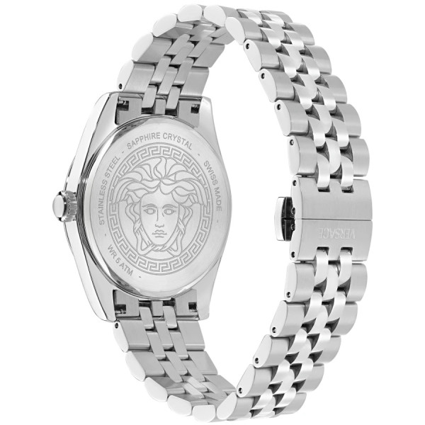 часовник versace ve5m00126 син циферблат стоманена верижка classicwatches.bg
