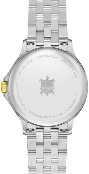часовник certina ds8 gent c045.410.22.031.00 сребрист classicwatches.bg