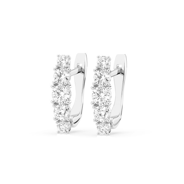 Cara обеци с диаманти 0.30+0.55 ct – ЗЛАТНО БИЖУ 14К K102-10128W/14K