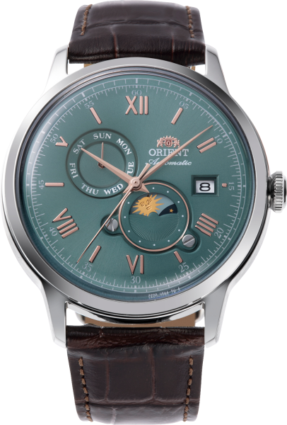 ORIENT SUN AND MOON 41.5MM MEN'S WATCH RA-AK0805E