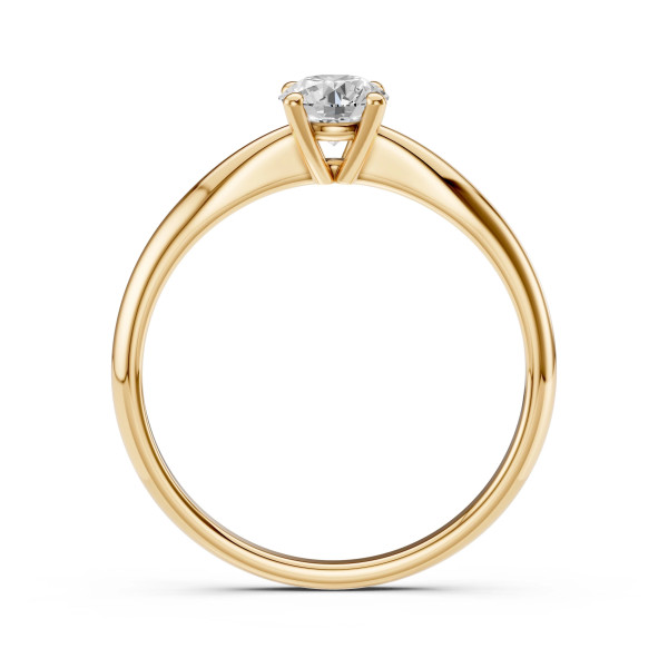 Cara пръстен с диамант 0.40 ct GIA сертификат – ЗЛАТНО БИЖУ 14К K101-10021Y(4.7)/14K