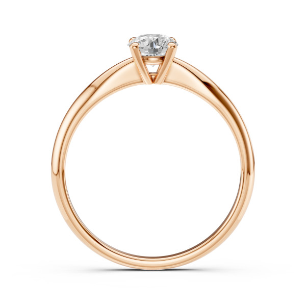 CARA Златен пръстен с диамант 0.40 ct GIA сертификат K101-10021R