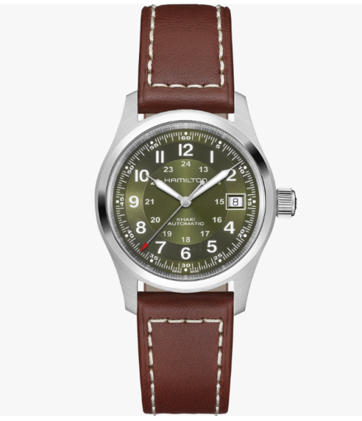 мъжки часовник Hamilton Khaki Field Auto H70455560 отпред – ClassicWatches.bg