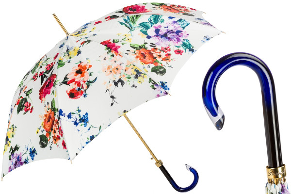 Pasotti Spring Flowers women's umbrella 20 5K598-1 G15