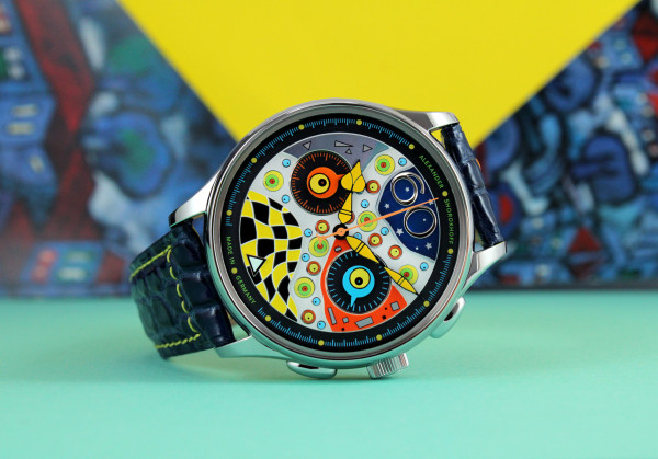 ALEKSANDER SHOROKHOFF CRAZY EYES CHRONO 42MM LIMITED EDITION AS.LCD-CRS03-A