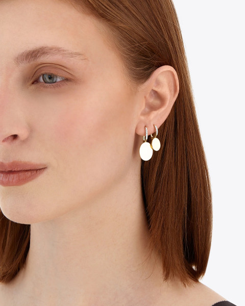 NANIS SWAY ( MEDIUM) EARRINGS DIAMONDS OS17-615