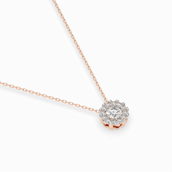 Cara колие с диаманти 0.10+0.10 ct – ЗЛАТНО БИЖУ 14К K104-10044R(3.0)/14K