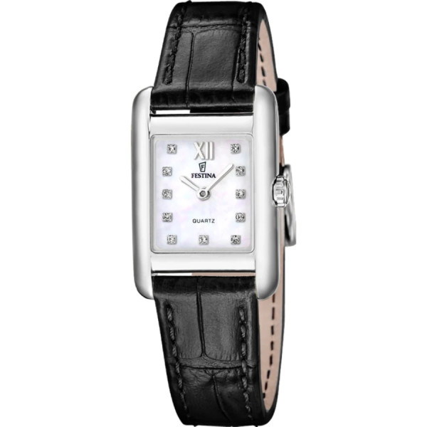 часовник festina f20773/3 дамски седефен циферблат с камъни classicwatches.bg