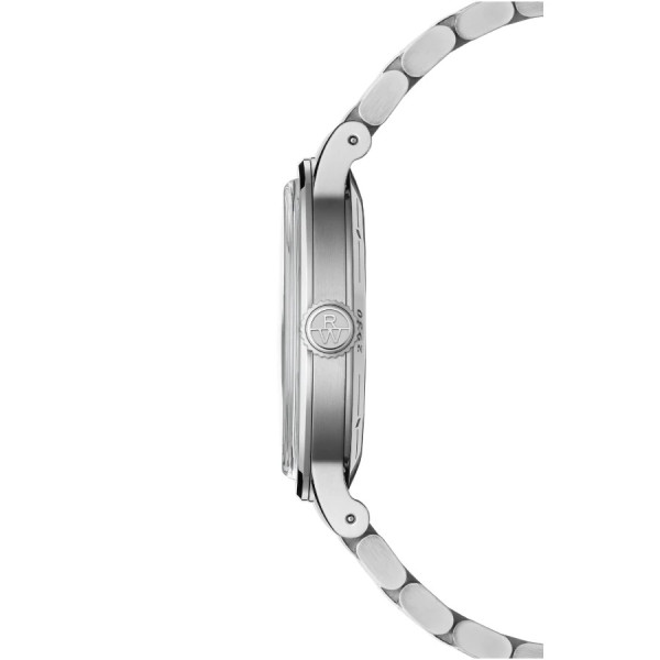 елегантен часовник raymond weil син циферблат стоманена верижка classicwatches.bg
