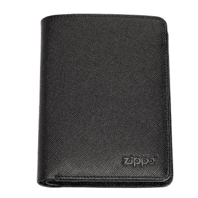 Вертикален мъжки портфейл Zippo - Saffiano Vertical, RFID защита