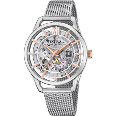 FESTINA SKELETON AUTOMATIC 35.5MM LADIES WATCH F20627/1