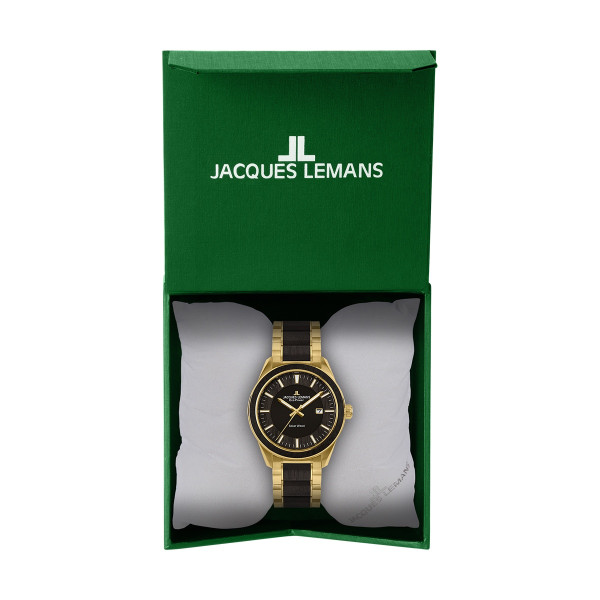 JACQUES LEMANS ECO POWER SOLAR 40MM MEN'S WATCH 1-2116J