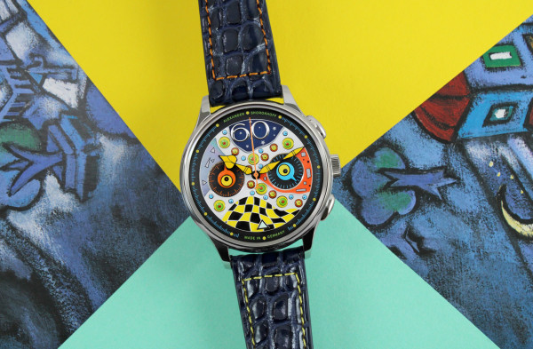 ALEKSANDER SHOROKHOFF CRAZY EYES CHRONO 42MM LIMITED EDITION AS.LCD-CRS03-A