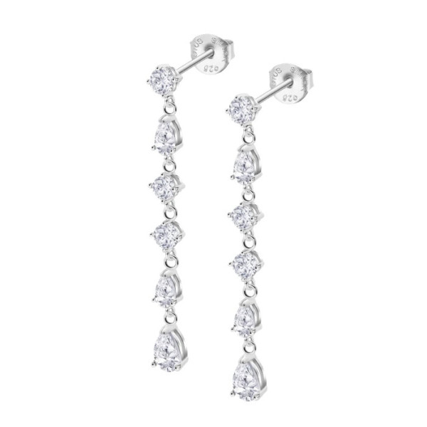 LOTUS SILVER SILVER EARRINGS LP3622-4/1