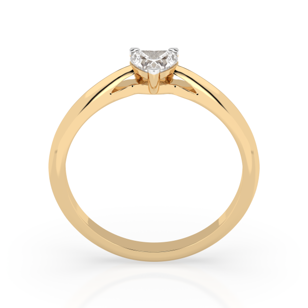 CARA Златен пръстен с диамант 0.30 ct GIA сертификат K101-10190Y  HRT