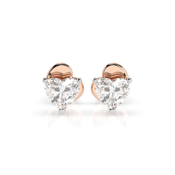 CARA Златни обеци с диаманти 0,60 ct GIA сертификат  K102-10190R HRT