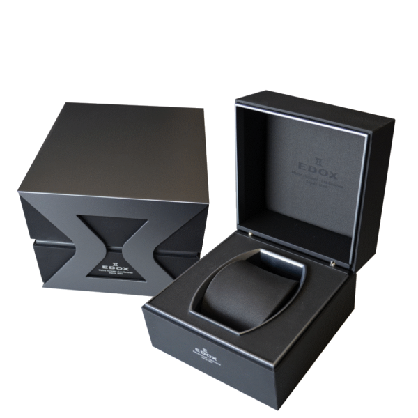 EDOX LES BEMONTS 42MM MEN'S QUARTZ WATCH 01602 37R AIR