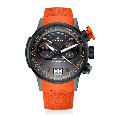 Часовник EDOX Chronorally Chronograph 45 mm Quartz 38003-TINGNOCAO-GNO