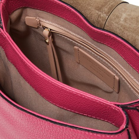 Дамска чанта естествена кожа- ръчна изработка Gianni Charini 6037/PINK