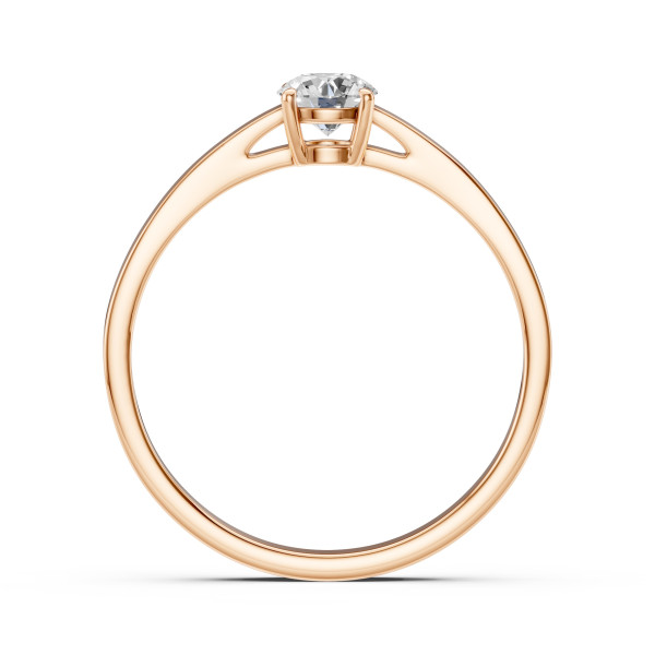 CARA Златен пръстен с диамант 0.45 ct GIA сертификат K101-10012R