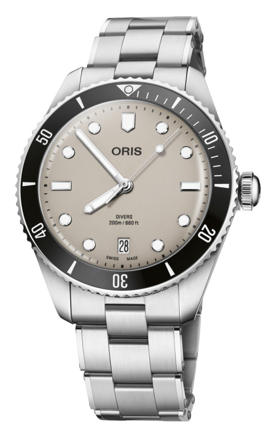 часовник мъжки автоматичен oris divers date 733 7795 4051 отпред ClassicWatches.bg
