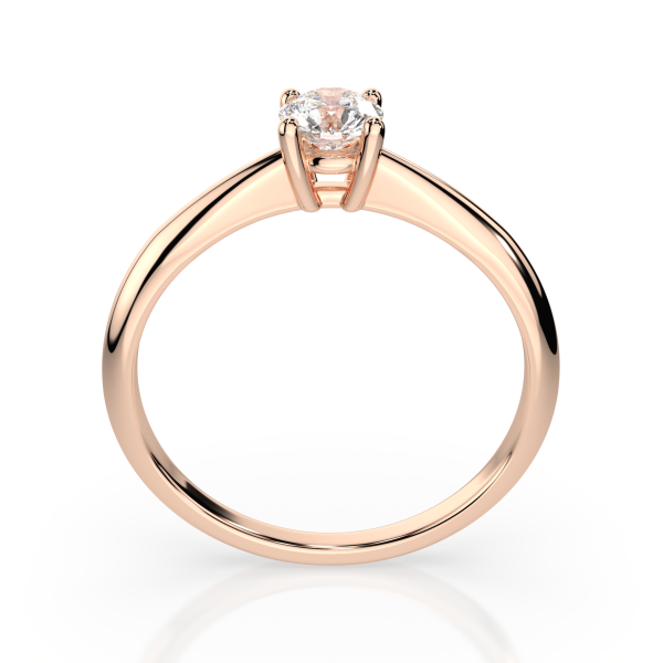 CARA Златен пръстен с диамант 0.30 ct GIA сертификат K101-10021R