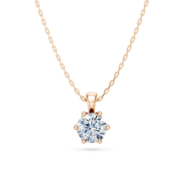Cara колие с диамант 0.70 ct GIA сертификат – ЗЛАТНО БИЖУ 14К K104-10004R(5.7)/14K