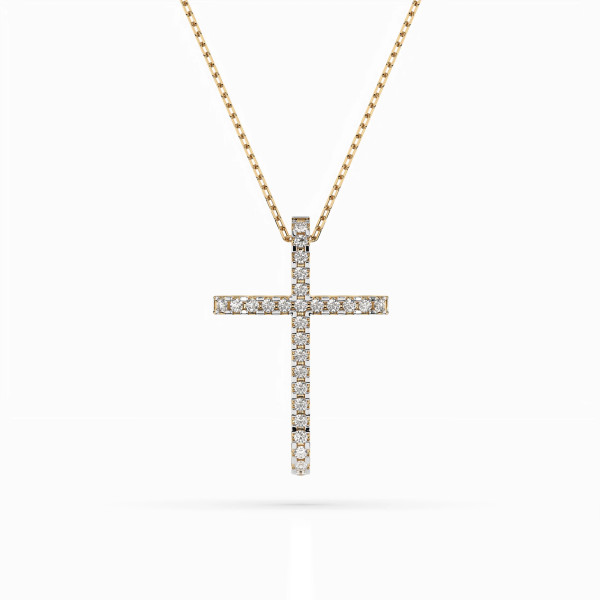 Cara колие с диаманти 0.14 ct – ЗЛАТНО БИЖУ 14К K104-10026Y/14K