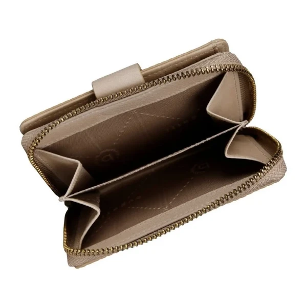 Дамски портфейл Bugatti - Noemi S, RFID защита, бежов
