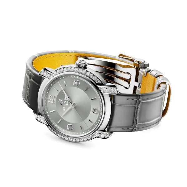 дамски часовник BREITLING Lady Premier Automatic 36 мм с алигаторска каишка – classicwatches.bg