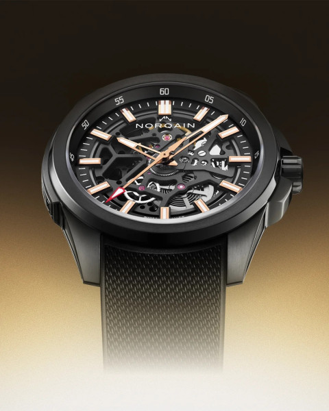 часовник norqain independence skeleton 42mm grade 5 titanium dlc classicwatches.bg