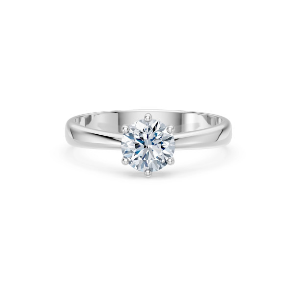 Cara пръстен с диамант 1.00 ct GIA сертификат – ЗЛАТНО БИЖУ 14К K101-10151W(6.5)/14K