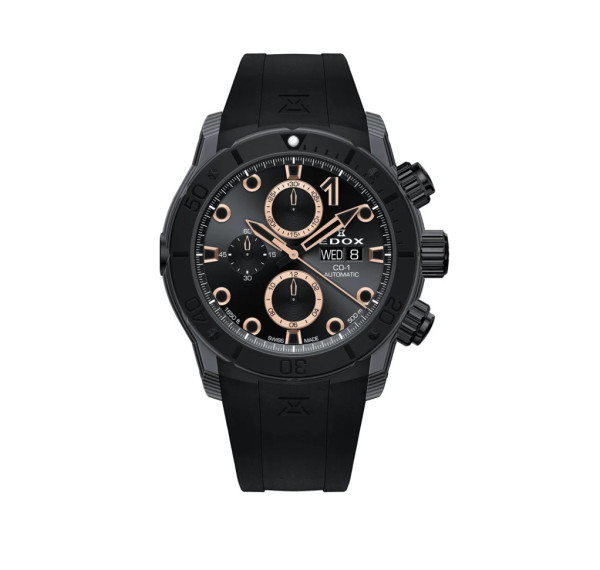 Edox CO 1 Carbon Chronograph Automatic 01125 CCN NR